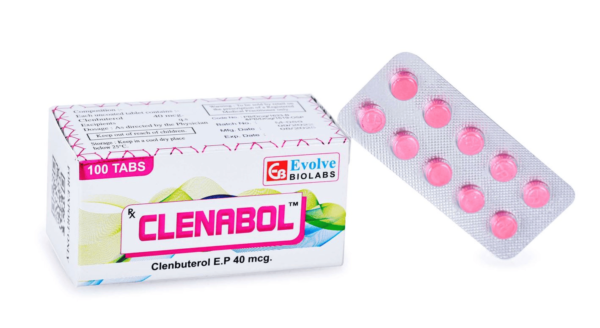 Clenabol (Clenbuterol Hydrochloride) 40 mcg Tablets