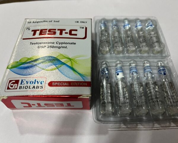 Testo Cypionate 250mg 10 Ampoules of 1ml bottles